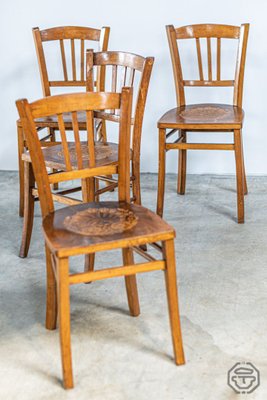 Bistro Chairs from Luterma, 1950s, Set of 4-LA-837144