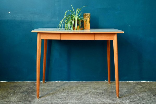 Bistro Table in Formica with Compass Legs, 1960s-AIU-1812052