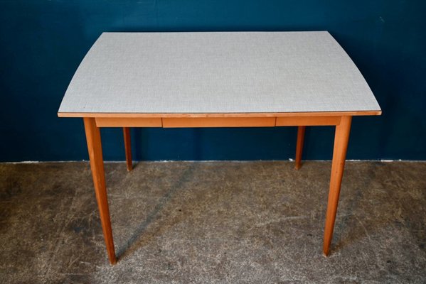 Bistro Table in Formica with Compass Legs, 1960s-AIU-1812052