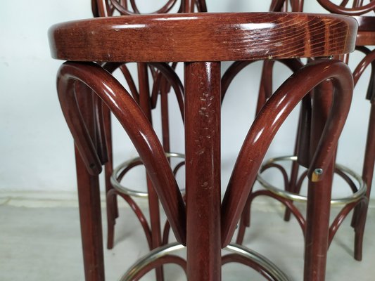 Bistrot Bar Stools, 1980s, Set of 5-EAD-1781463