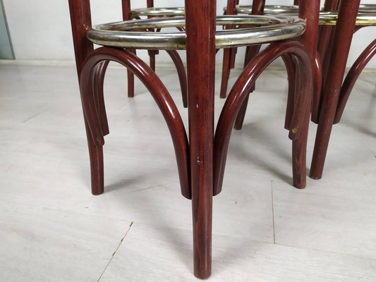 Bistrot Bar Stools, 1980s, Set of 5-EAD-1781463