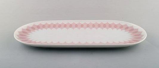 Bjørn Wiinblad for Rosenthal Lotus Porcelain Service Oblong Dish, 1980s