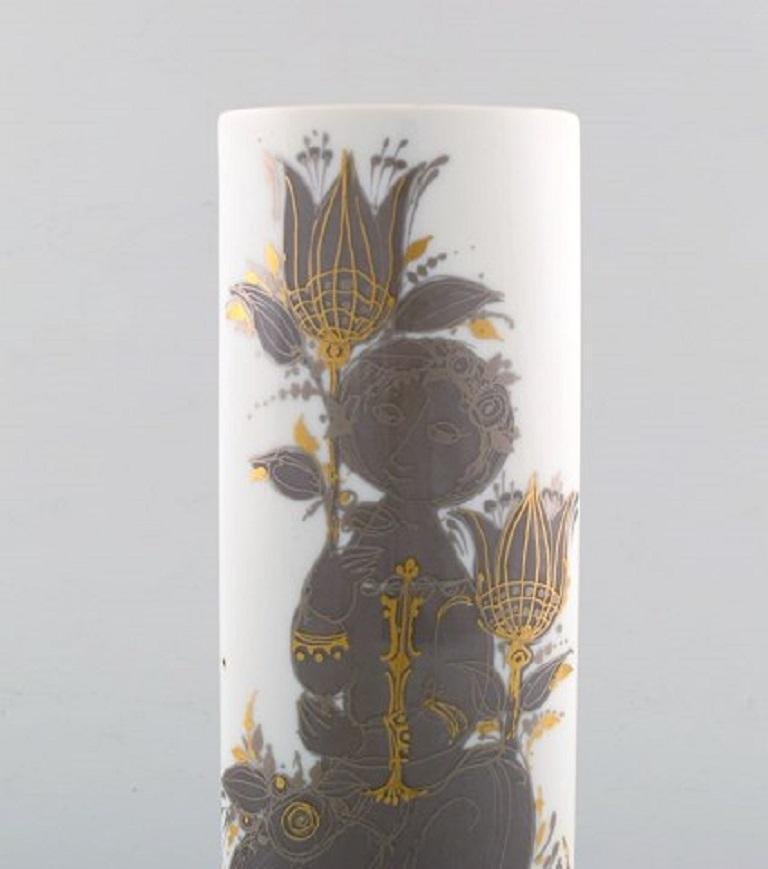 Bjorn Wiinblad for Rosenthal Studio Line Porcelain Vase, 1980s