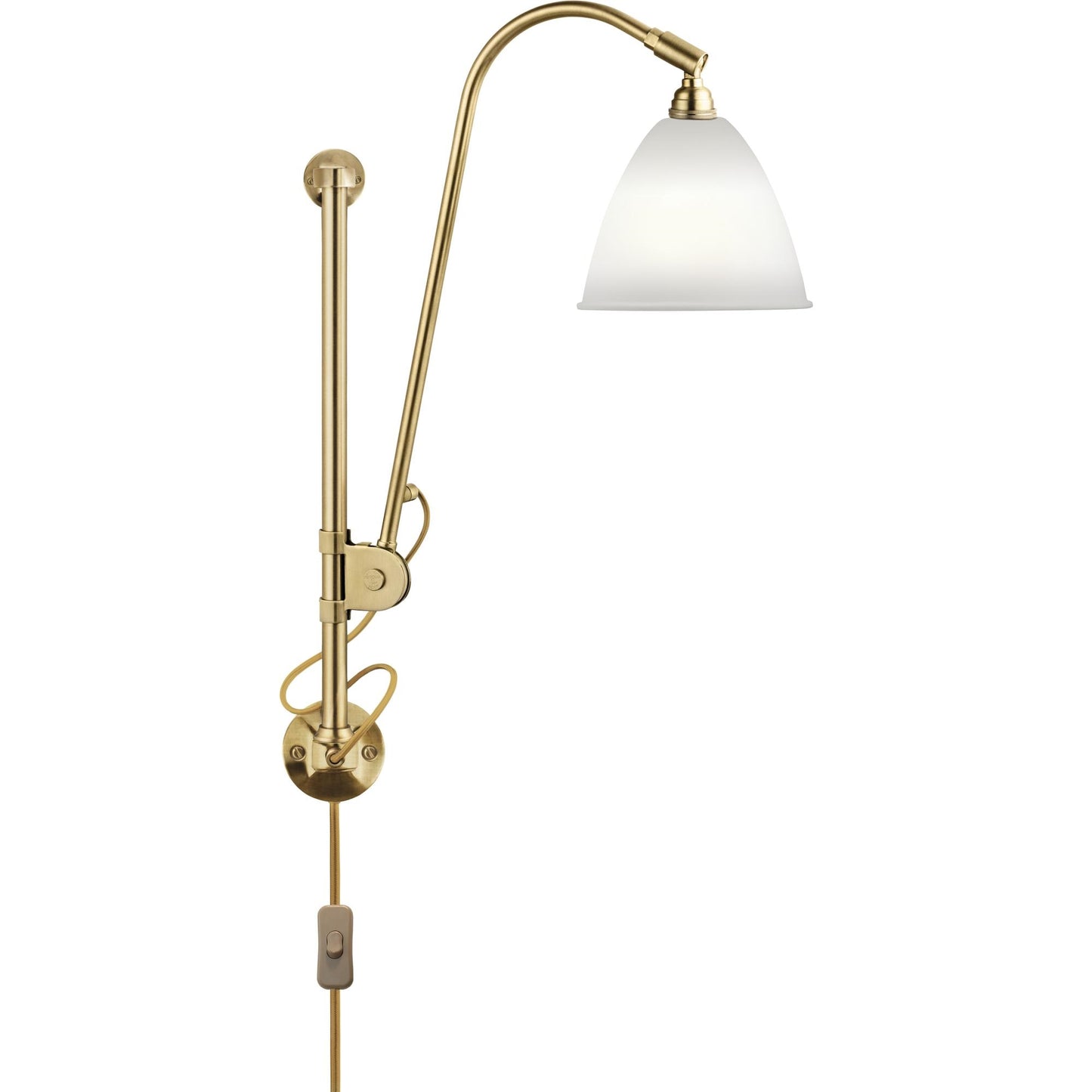 Bestlite BL5 Wall Light by GUBI #Brass / Porcelain