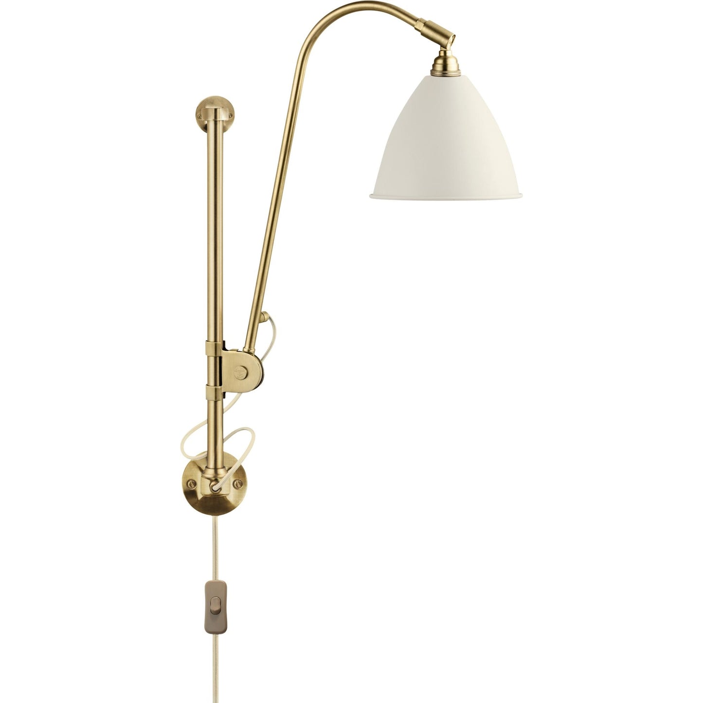 Bestlite BL5 Wall Light by GUBI #Brass / White