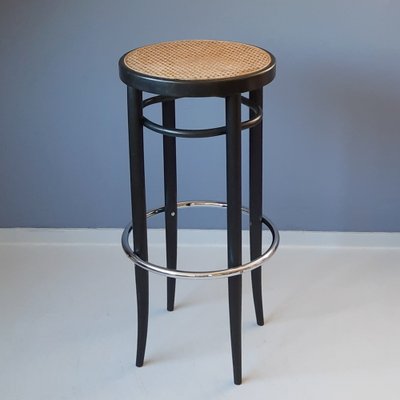 Black 204 RH Bar Stool from Thonet, 1970s-SJU-1452962