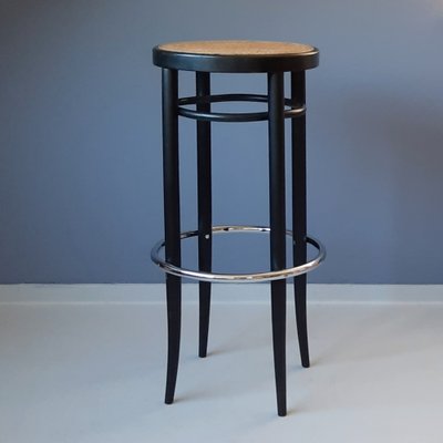 Black 204 RH Bar Stool from Thonet, 1970s-SJU-1452962