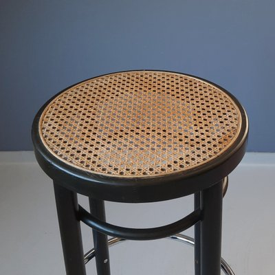 Black 204 RH Bar Stool from Thonet, 1970s-SJU-1452962