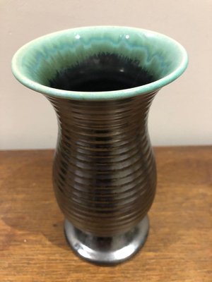 Black and Green Vase from Saint Clément, 1950s-AVC-729503