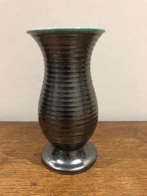 Black and Green Vase from Saint Clément, 1950s-AVC-729503