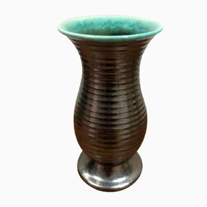 Black and Green Vase from Saint Clément, 1950s-AVC-729503