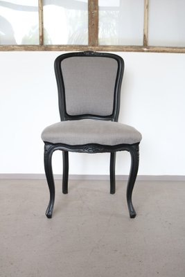 Black and Grey Neo Baroque Chair-FUP-1294667