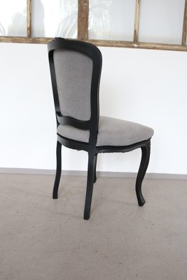 Black and Grey Neo Baroque Chair-FUP-1294667