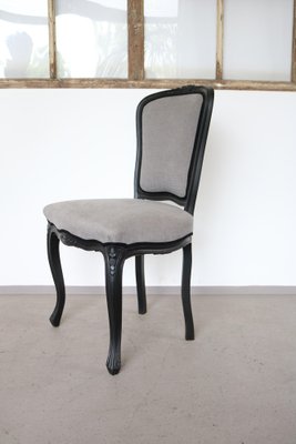 Black and Grey Neo Baroque Chair-FUP-1294667