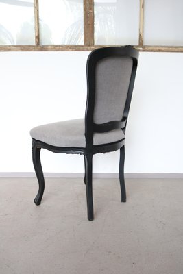 Black and Grey Neo Baroque Chair-FUP-1294667