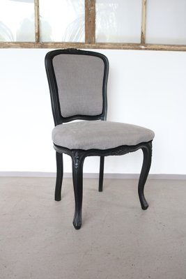 Black and Grey Neo Baroque Chair-FUP-1294667