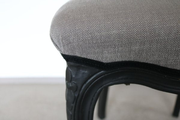 Black and Grey Neo Baroque Chair-FUP-1294667