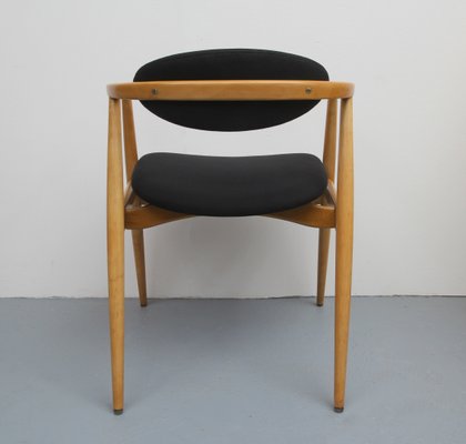 Black and Light Beech Armchair, 1960s-PF-906312