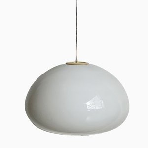 Black and White Ceiling Lamp by Achille Castiglioni for Flos, 1970s-GTS-1743542