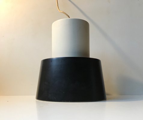 Black and White Model Nyboderpendel Ceiling Lamp by Svend Aage Petersen for Louis Poulsen, 1960s-LCR-580948