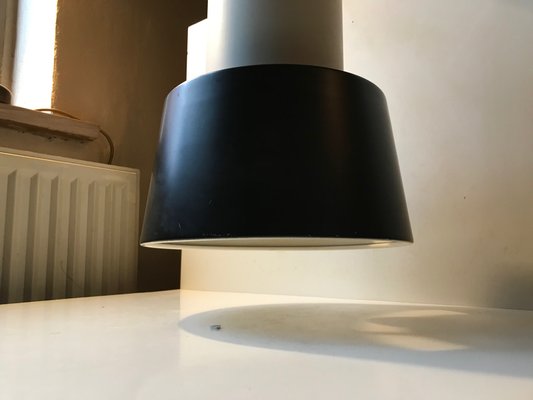 Black and White Model Nyboderpendel Ceiling Lamp by Svend Aage Petersen for Louis Poulsen, 1960s-LCR-580948