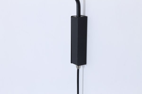 Black and White Paperclip Elbow Sconce by J. J. M. Hoogervorst for Anvia, 1950s-XT-654289