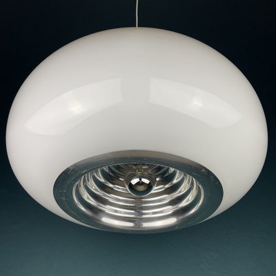 Black and White Pendant Lamp by Pier Giacomo and Achille Castiglioni for Flos, Italy, 1970s-WQC-1320033