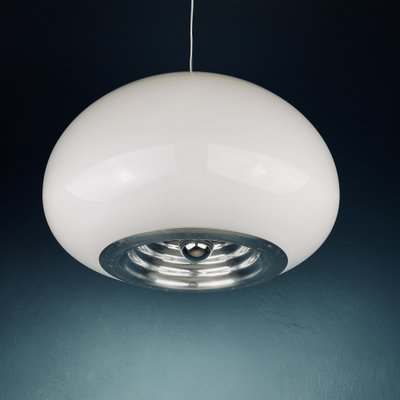 Black and White Pendant Lamp by Pier Giacomo and Achille Castiglioni for Flos, Italy, 1970s-WQC-1320033