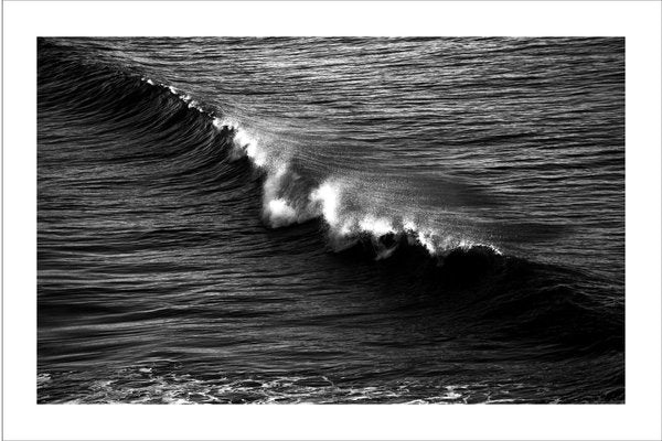 Black and White Seascape of Los Angeles Crashing Wave, 2021, Contemporary Photograph-RWC-832279