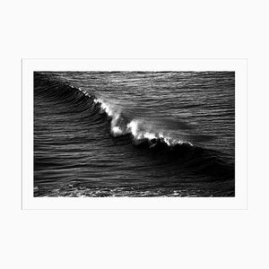 Black and White Seascape of Los Angeles Crashing Wave, 2021, Contemporary Photograph-RWC-832279