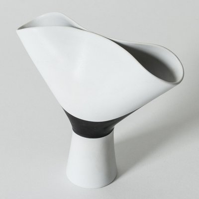 Black and White Veckla Vase by Stig Lindberg-NL-1030218