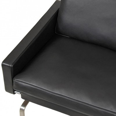 Black Aniline Leather Pk-31/1 Armchair by Poul Kjærholm, 1970s-MTD-1400660