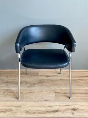 Black AP22 Armchair by Hein Salomonson and Theo Tempelman for AP Originals, 1960-LL-1336120