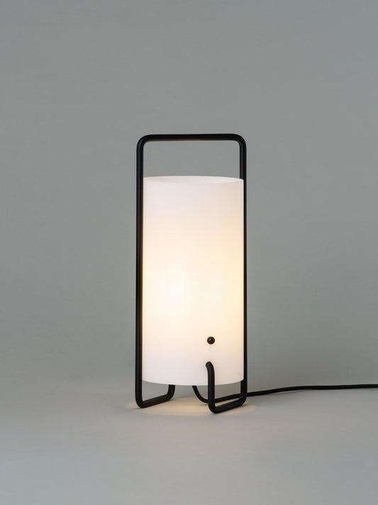 Black Asa Table Lamp by Miguel Milá