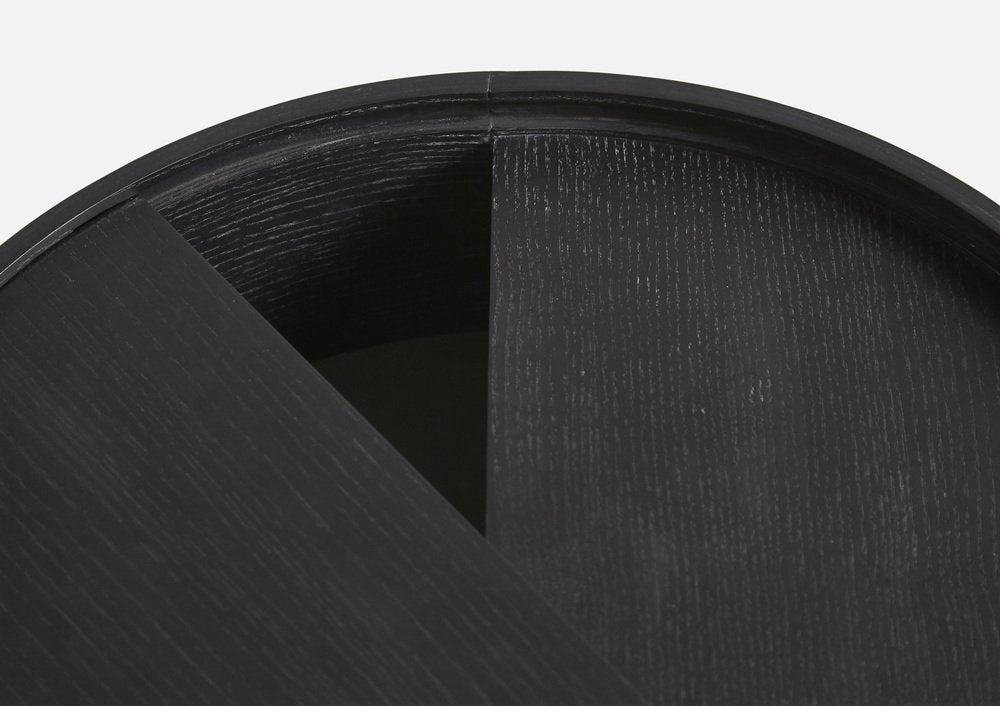 Black Ash Arc Side Table by Ditte Vad and Julie Bertrup