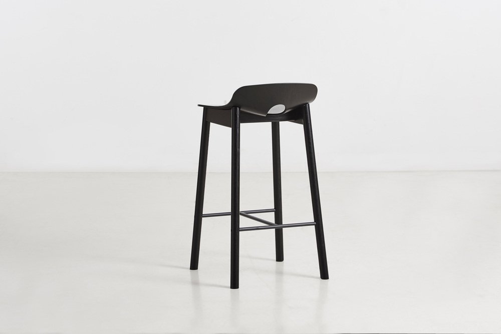 Black Ash Mono Counter Chair by Kasper Nyman