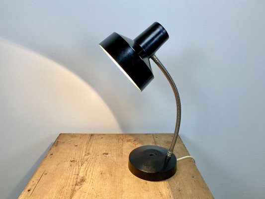 Black Bakelite Table Lamp from Elektrosvit, 1960s-CGF-749946