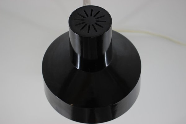 Black Bakelite Table Lamp from Elektrosvit, Czechoslovakia, 1950s-TZ-726103