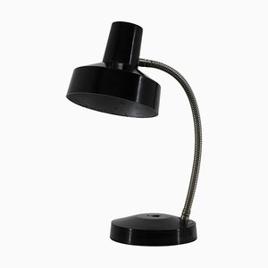 Black Bakelite Table Lamp from Elektrosvit, Czechoslovakia, 1950s-TZ-726103