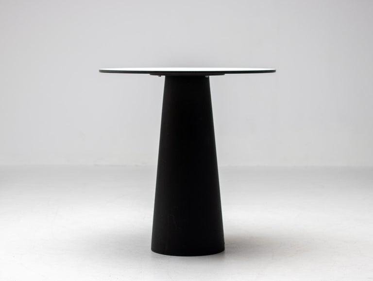 Black Base & White Top Moooi Container Dining Table by Marcel Wanders Studio, 2010s