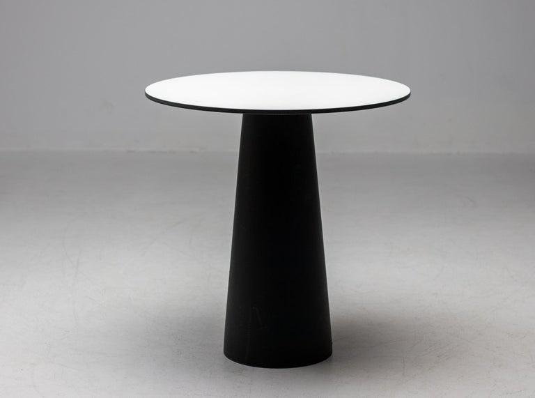 Black Base & White Top Moooi Container Dining Table by Marcel Wanders Studio, 2010s