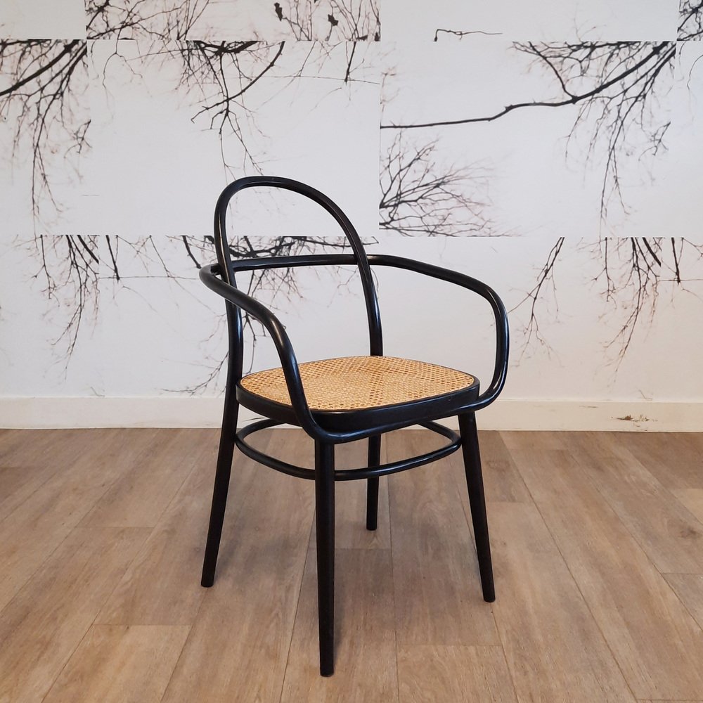 Black Bentwood Chair by Radomir Hofman, 1970s