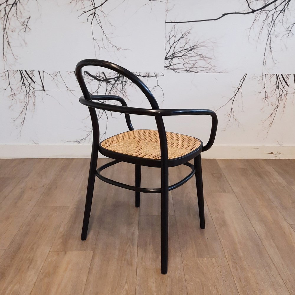 Black Bentwood Chair by Radomir Hofman, 1970s