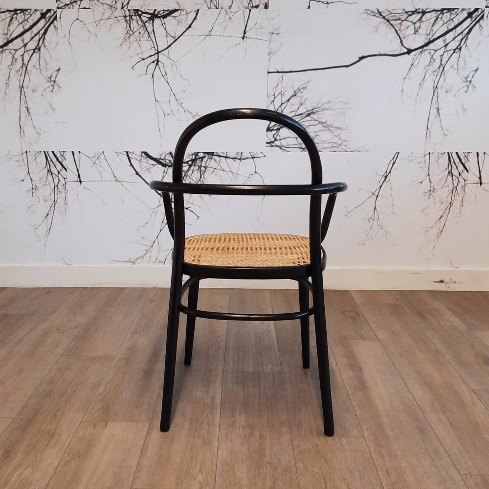 Black Bentwood Chair by Radomir Hofman, 1970s