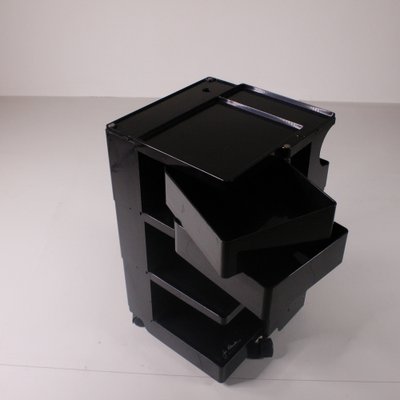 Black Boby Cart by Joe Colombo for Bieffeplast-VJY-1791688