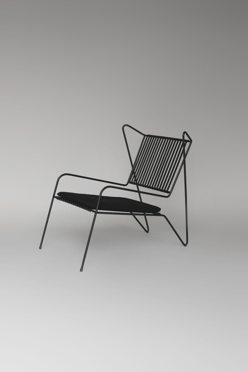 Black Capri Easy Lounge Chair by Cools Collection