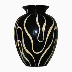 Black Ceramic Vase-TEP-1234601