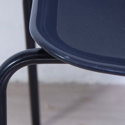 Black Chairs from Mim, Italy, 1960s, Set of 6-XSG-1794157