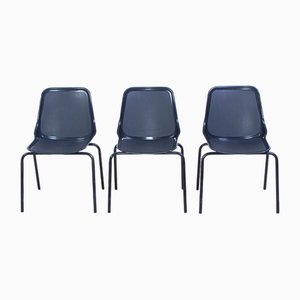 Black Chairs from Mim, Italy, 1960s, Set of 6-XSG-1794157