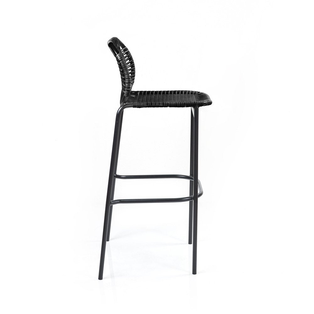 Black Cielo Bar Stool by Sebastian Herkner